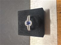 Anello Gioielleria Dossena  Donna Soprana in Oro Zaffiro ANP